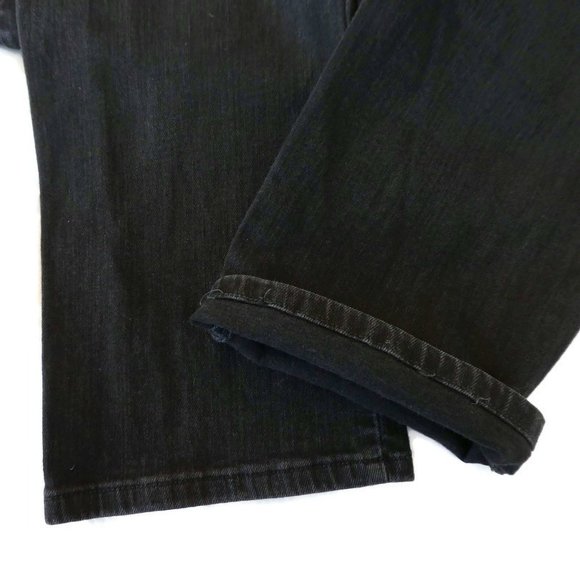 Lee Relaxed Jeans Washed Black Mid Rise Straight 8 - Picture 3 of 10